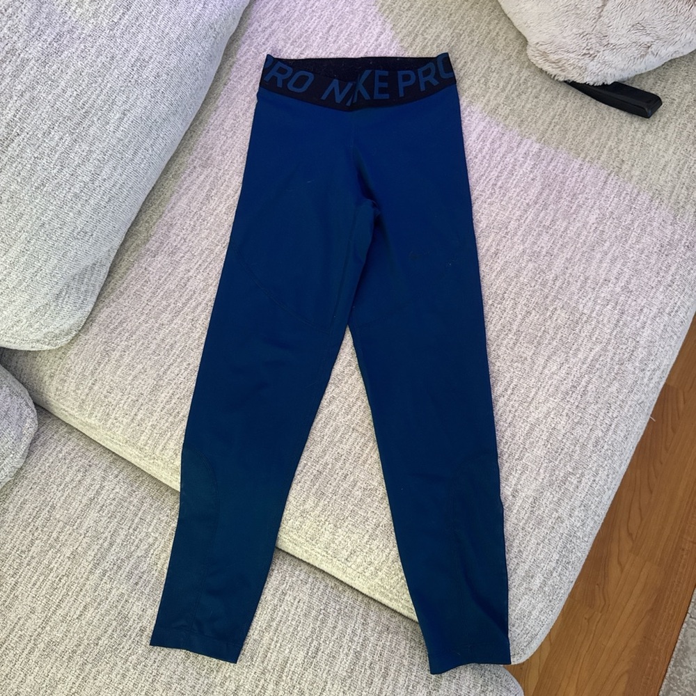 Nike Blue Leggings for Active Comfort